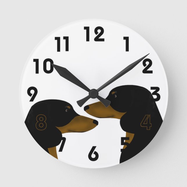 Dachshund Clock (Front)