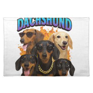 Dachshund Cloth Placemat