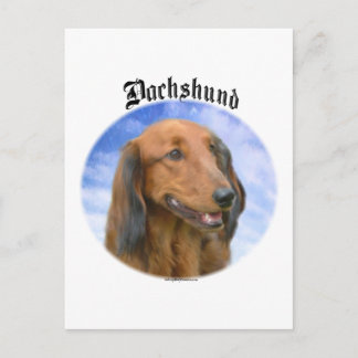 Dachshund Clouds Postcard