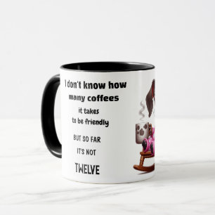 Dachshund Coffee Humor Mug