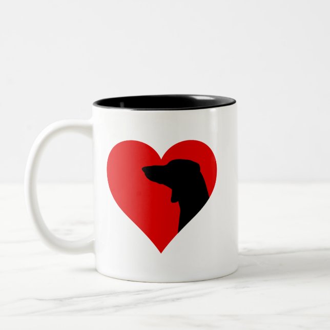 Dachshund  coffee mug (Left)