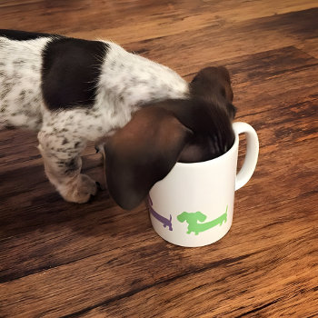 Dachshund Coffee Mug Wiener Dog Doxie Love by Smoothe1 at Zazzle