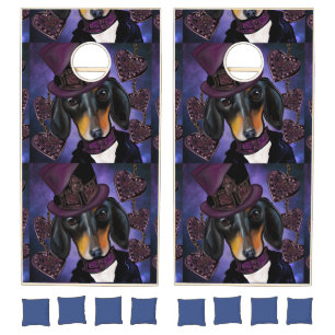 DACHSHUND  CORNHOLE SET