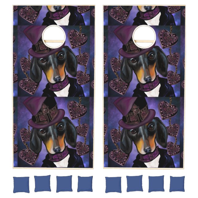 DACHSHUND  CORNHOLE SET (Set)