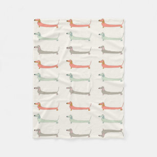 Dachshund Cozy Throw Fleece Blanket