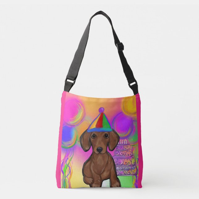 Dachshund Crossbody Bag (Front)