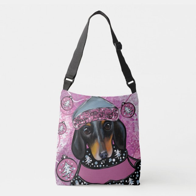 DACHSHUND  CROSSBODY BAG (Front)