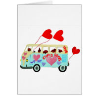 Dachshund Cupids In Their Valentine Love Mobile Card