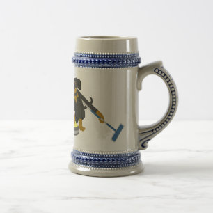 Dachshund Curling Beer Stein