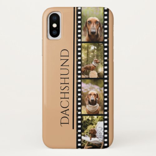 Dachshund custom name iPhone x case
