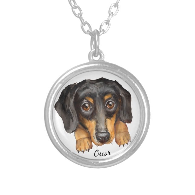 Dachshund Customized Pendant  (Front)