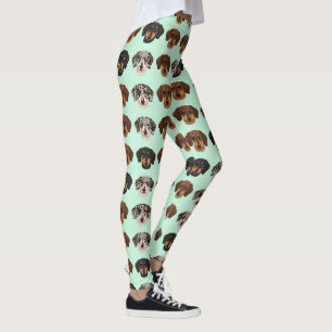 Dachshund Cute Dog Lover Pattern Leggings
