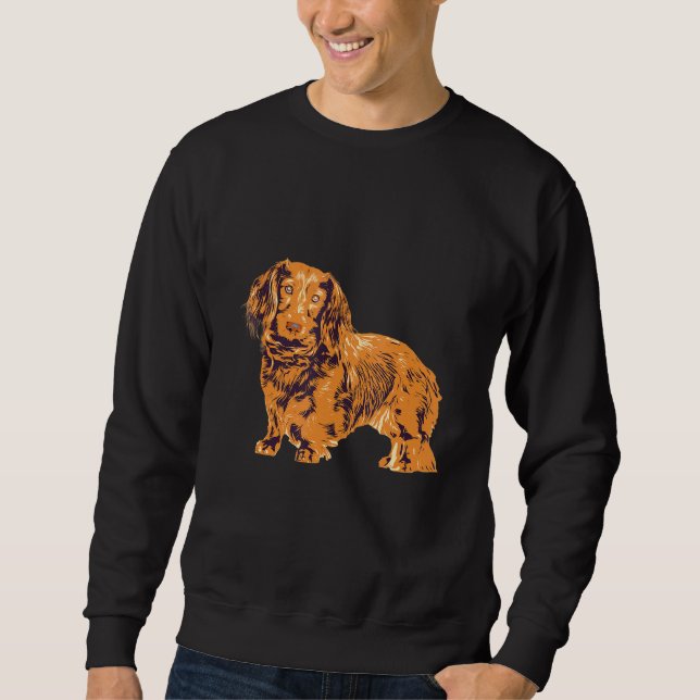 Dachshund Cute Puppy Dog Sweatshirt (Front)