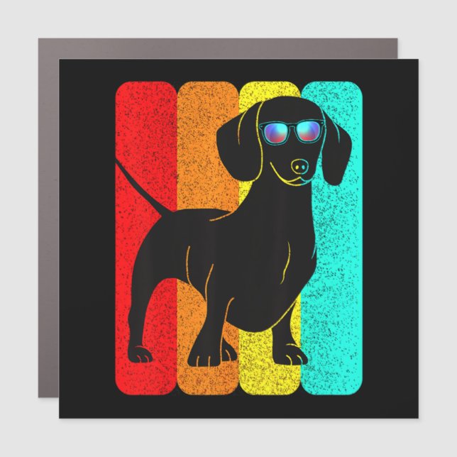 Dachshund Dachs Car Magnet (Front)