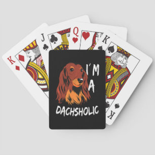 Dachshund Dachsholic Poker Cards