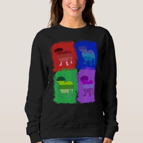 dachshund dachshund Pop art Sweatshirt