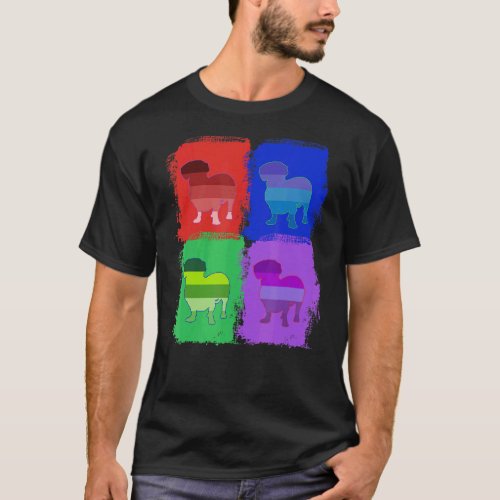 dachshund dachshund Pop art T_Shirt