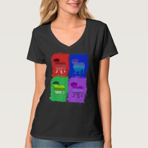 dachshund dachshund Pop art T_Shirt