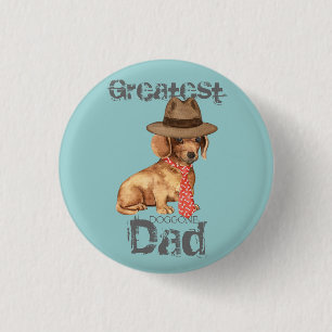 Dachshund Dad Button