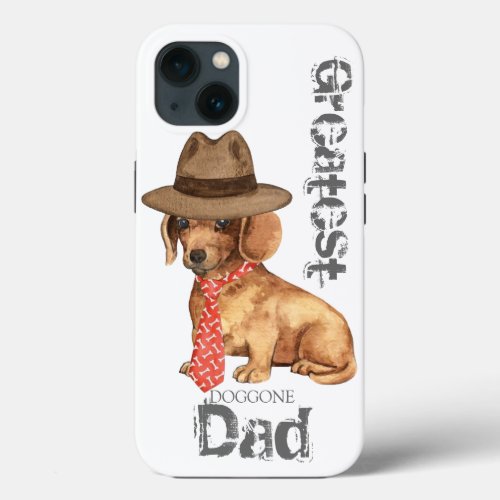 Dachshund Dad iPhone 13 Case