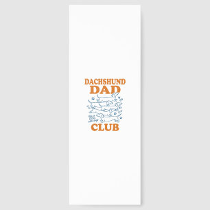 Dachshund Dad Club Vintage Dog Shirt Design_1 Bookmarks