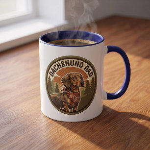 Dachshund Dad Coffee Mug Wiener Dog Dad Gift
