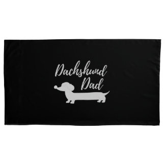 Dachshund Dad Cute Dog Pillow Case