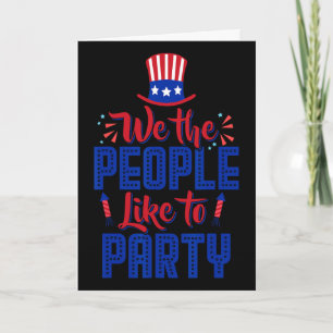 Dachshund Dad Dog Father's Day 4th Of July  Card