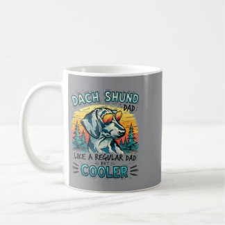 Dachshund Dad Dog Lover Design Coffee Mug