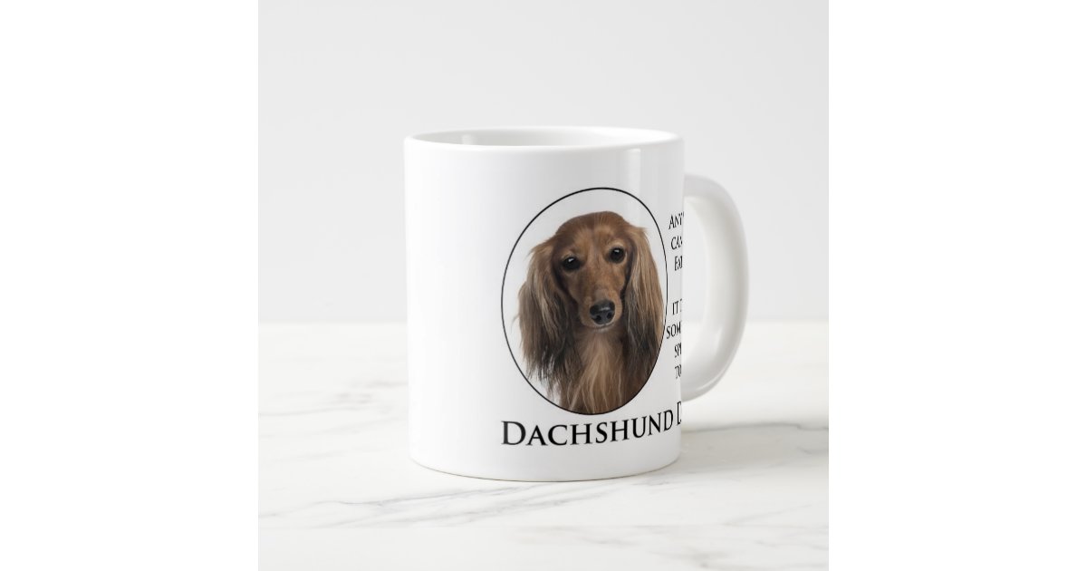 Long Hair Dachshund Gifts Cute Doxie Wiener Dog Lo Espresso Cup