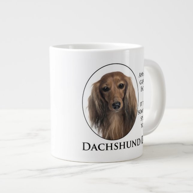 Dachshund Dad Jumbo Mug (Front Right)