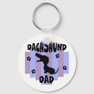 Dachshund Dad Keychain