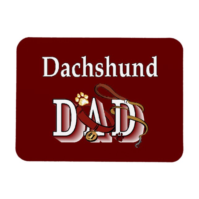 Dachshund Dad Magnet (Horizontal)