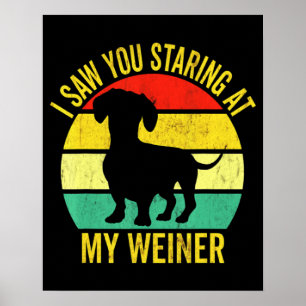 Dachshund Dad Men Poster
