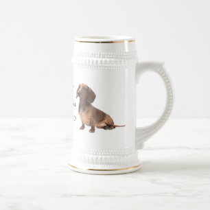 Dachshund Dad Stein