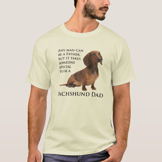 Dachshund Dad T-Shirt (Front)