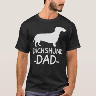 Dachshund Dad Weiner Weenie Apparel dog lover hold T-Shirt