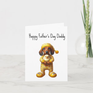 Dachshund Daddy Father's Day Card