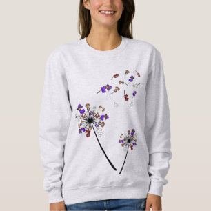 Dachshund Dandelion Flower Halloween Costume Ideas Sweatshirt