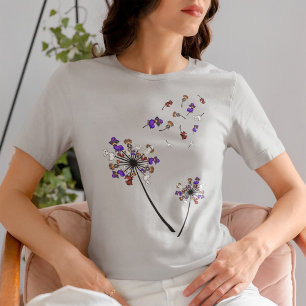 Dachshund Dandelion Flower Halloween Costume Ideas T-Shirt