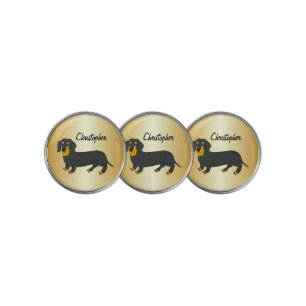 Dachshund Design Golf Ball Marker