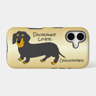 Dachshund Design Personalised iPhone 17 Case