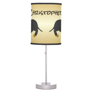 Dachshund Design Personalised Table Lamp