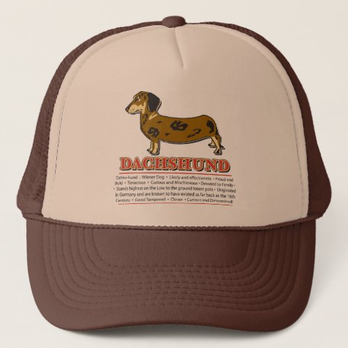 Dachshund Dictionary Trucker Hat