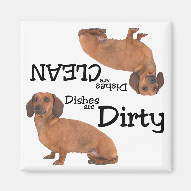 Dachshund Dishwasher Magnet (Front)