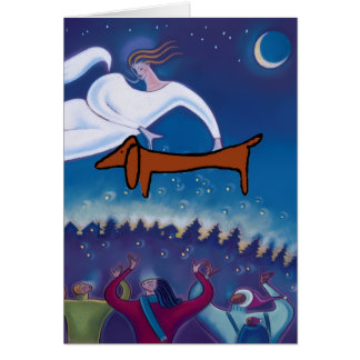 Dachshund Dog, A Gift From Heaven Cards