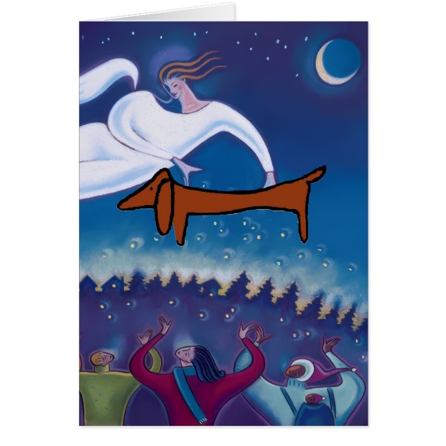 Dachshund Dog, A Gift From Heaven Cards (Front)