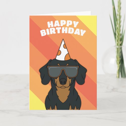 Dachshund Dog Birthday Card