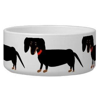 Dachshund Dog Bowl by totallypainted at Zazzle