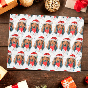 Dachshund Dog Breed Christmas Fleece Blanket